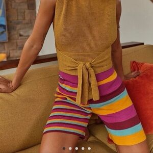 Free People Stellar Sweater Knit Shorts Size XS